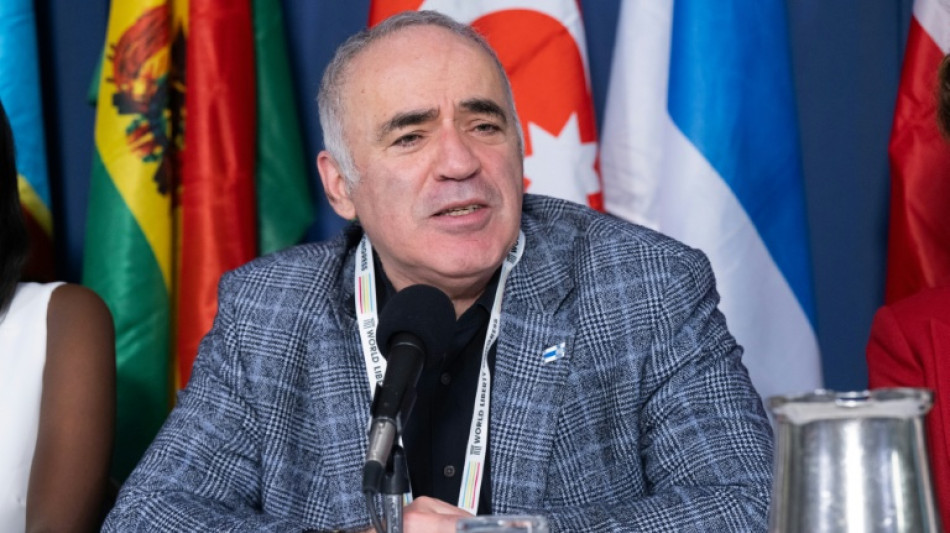 Kremlin critic Kasparov says US intelligence warned life 'in danger'