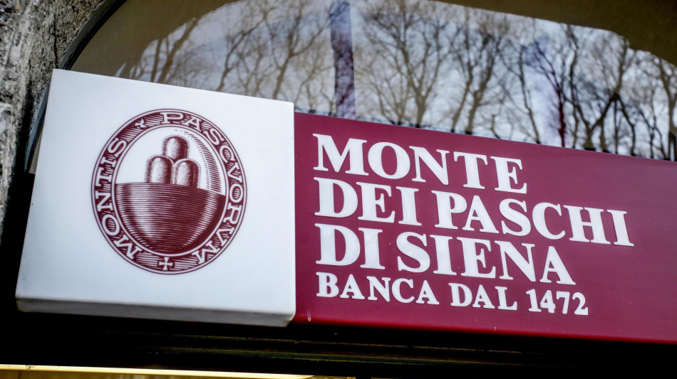 Mps sale all' 86,3% di Mediobanca alla chiusura dell'opas