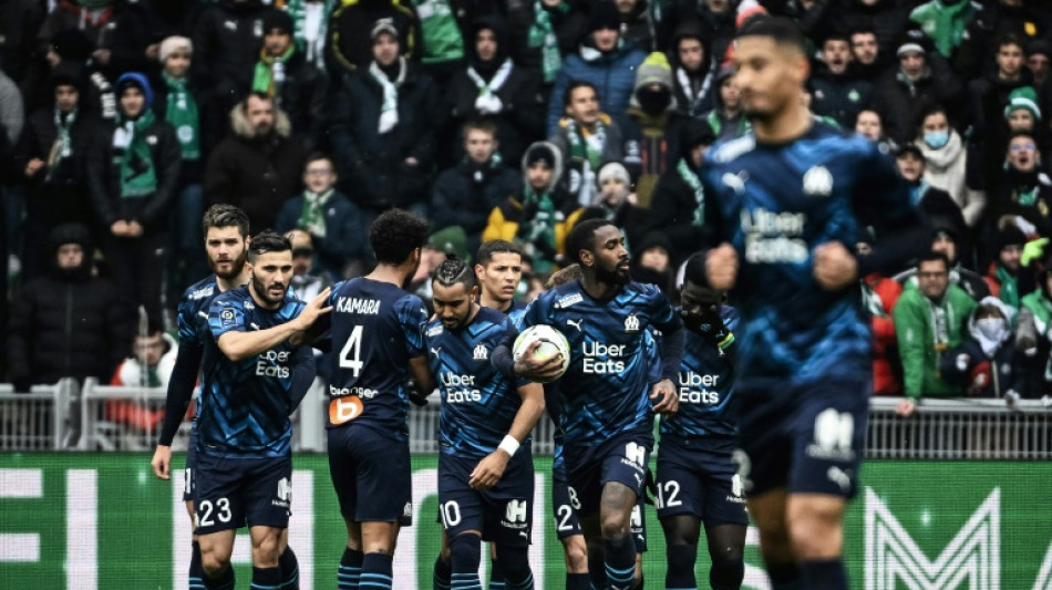 Marseille down Saint-Etienne to retake second in Ligue 1