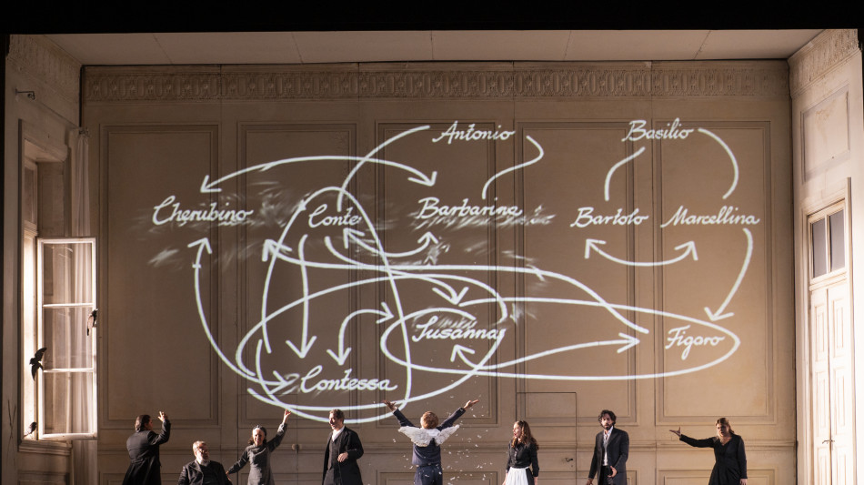 Le nozze di Figaro all'Opera di Roma, applausi al labirinto di incroci amorosi