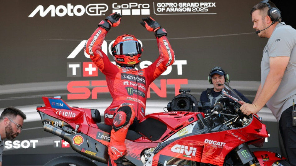 Marc Márquez remonta para ganar en la carrera esprint del GP de Aragón
