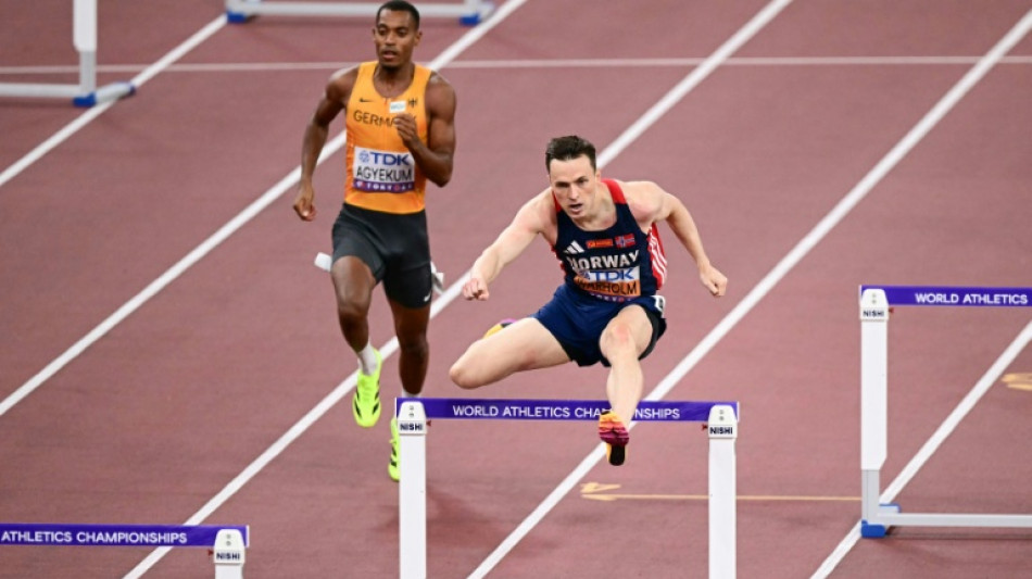 Benjamin sets up 'historic' hurdles showdown with Warholm and Dos Santos