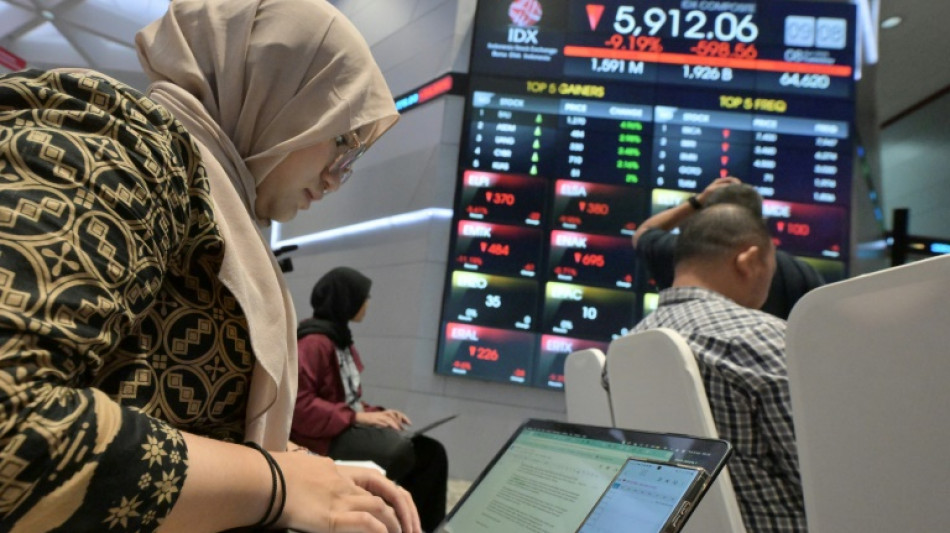 Indonesia stocks plunge on Trump tariffs after weeklong break