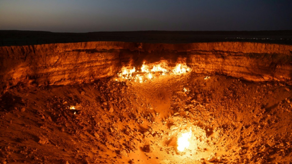 Turkmenistan's methane-spewing 'Gateway to Hell' loses its anger