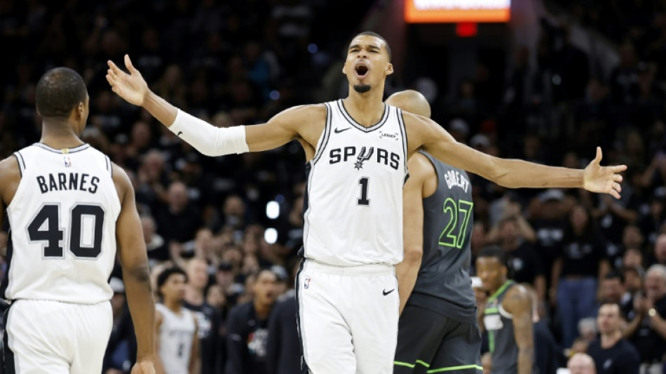 Play-offs NBA: les Spurs de Wembanyama se rattrapent et corrigent Minnesota