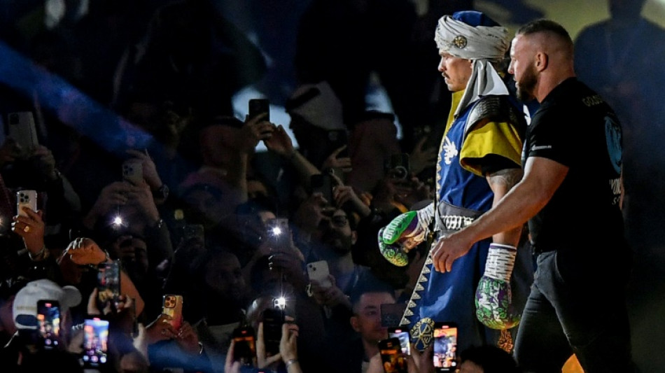 Patriotic fervour the spur for Ukrainian boxing legend Usyk