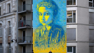 Paris graffiti legend C215 on his Ukraine mural