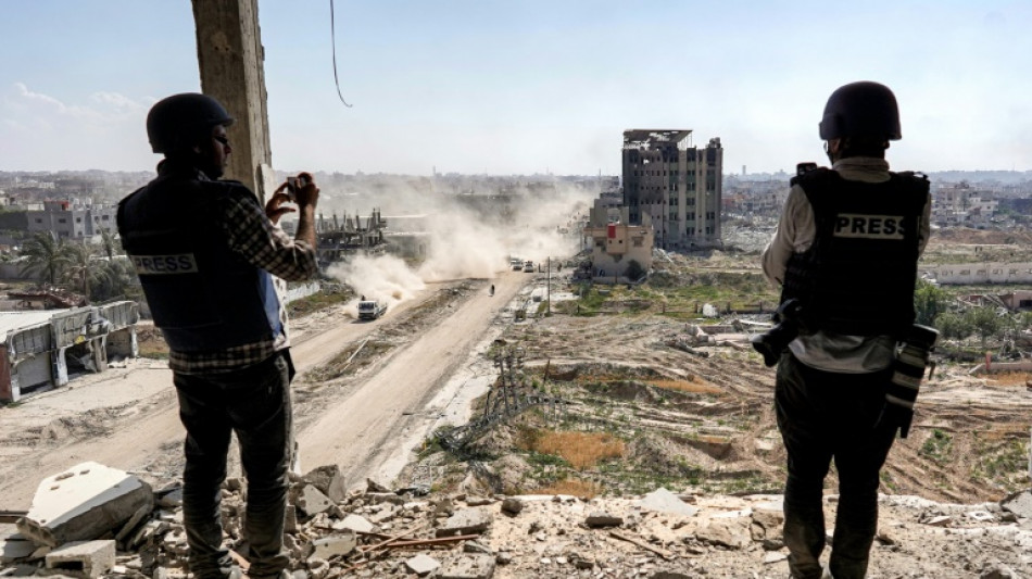 Quando usar o colete de imprensa &eacute; um risco na guerra em Gaza