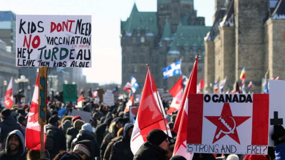 Segundo d&iacute;a consecutivo de protestas contra las medidas sanitarias en Canad&aacute;