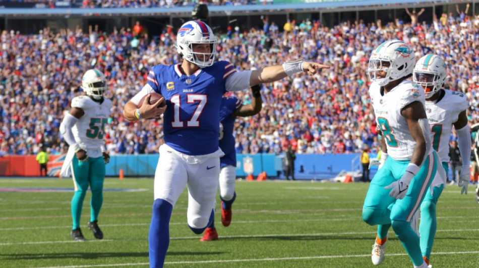 Allen delivers five touchdowns as Bills defeat Dolphins