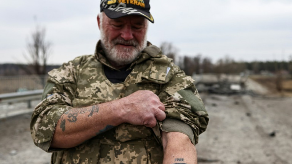 In Ukraine, US Vietnam veteran 'ready to fight'