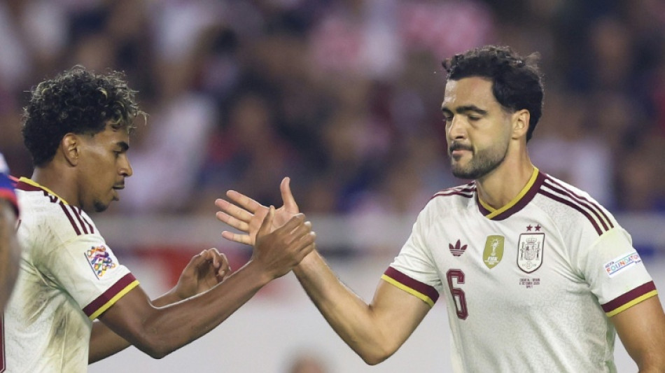 Merino double helps Spain beat Croatia, reach Nations League quarters