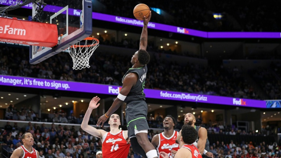 NBA: Edwards et les Wolves n'abdiquent pas dans la course aux play-offs