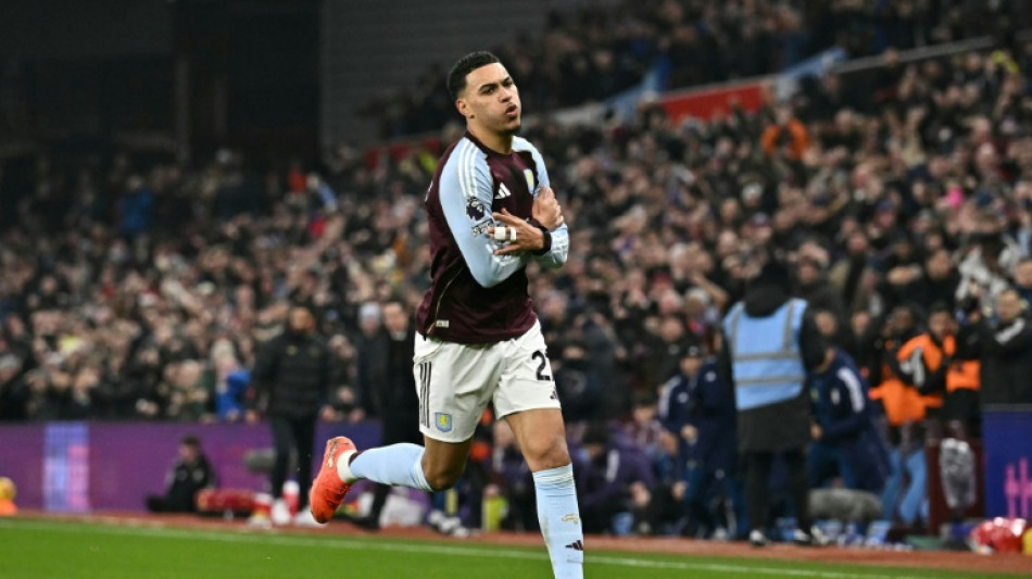 Rogers stars as Villa beat Man Utd to boost title bid