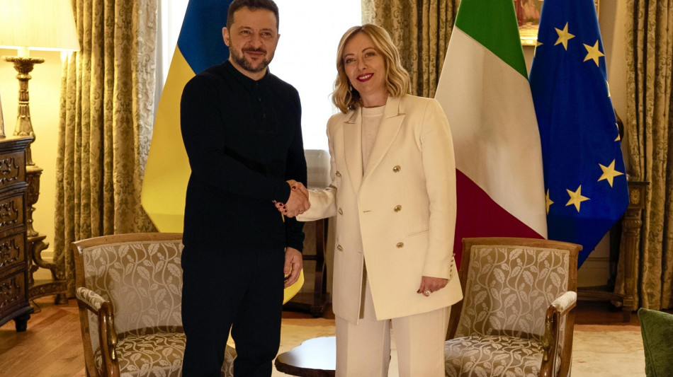 Meloni e Zelensky, sostegno agli sforzi di Trump per pace giusta