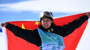 Chinese teen snowboard star Su adds 'insane' Olympic gold to silver