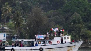Une flottille d'aide humanitaire arrive &agrave; Cuba, plong&eacute;e dans la crise