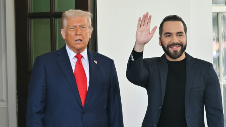 Trump empf&auml;ngt El Salvadors Staatschef Bukele und verteidigt Abschiebungen