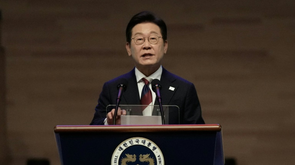 Trump empf&auml;ngt s&uuml;dkoreanischen Pr&auml;sidenten Lee im Wei&szlig;en Haus