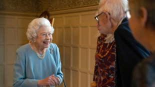 Queen Elizabeth II attends party on Jubilee eve