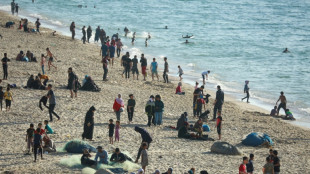 Beach offers rare respite for war-weary Gazans 