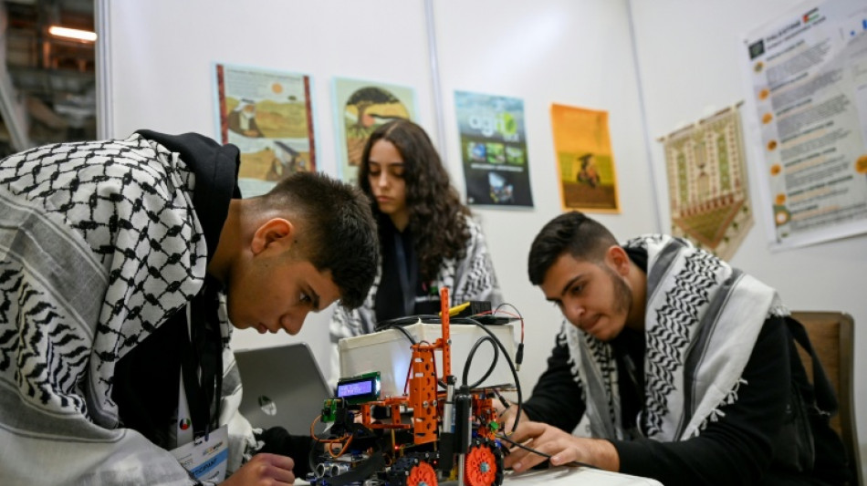 Big dreams for Palestinian teens at Singapore robot fest