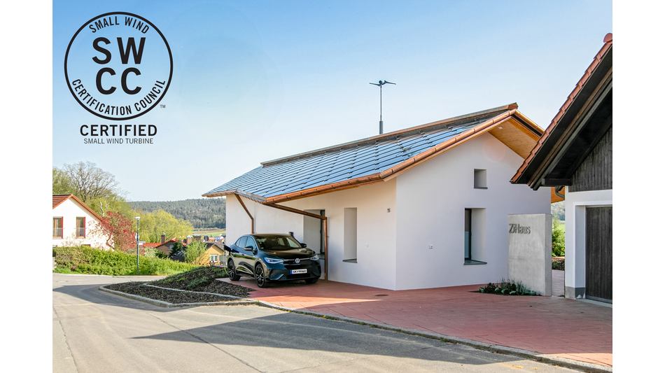 Die erste zertifizierte Mikro-Windkraftanlage der Welt kommt aus Deutschland!